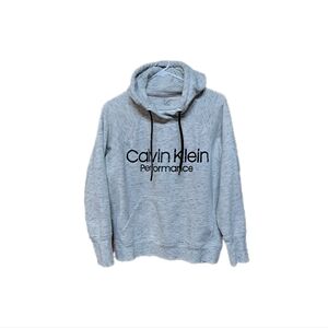 💥Calvin Klein Women's Medium White/Grey/Black Hoodie. Pre-owned